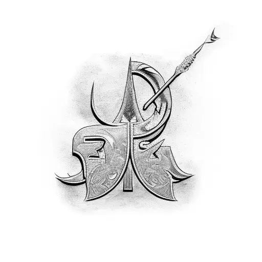 The Word Brother Written Vertical