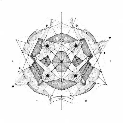 A Stunning Constellation Of Gemini And Cancer Intertwined