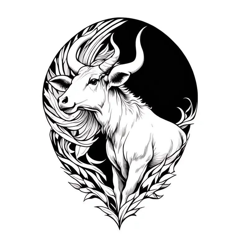 Taurus Zodiac Sign Tattoo Inspired