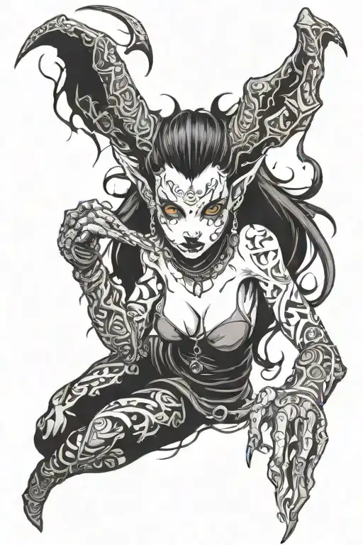 Demon Girl With Number