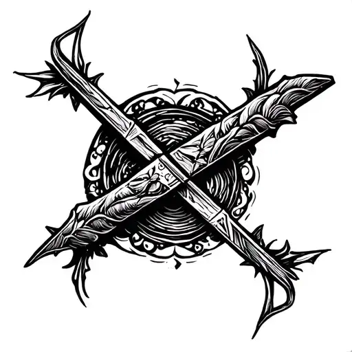 Bow And Arrow Weapon