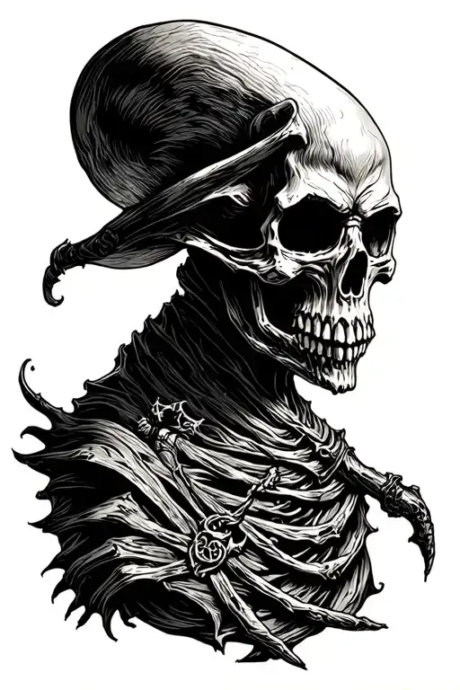 Grand Reaper Death Seal Looking Sideways