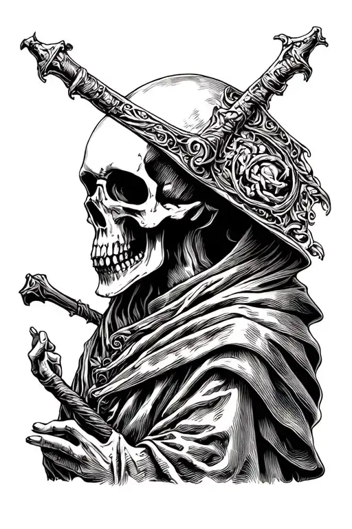 Grand Reaper Death Seal Looking Sideways