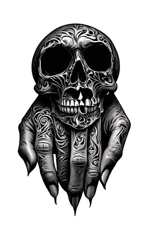 Skull Hand