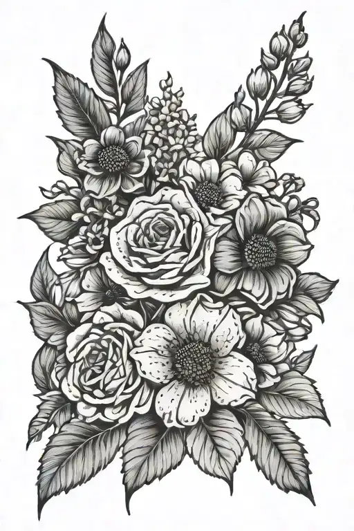 Birth Flower Bouquet