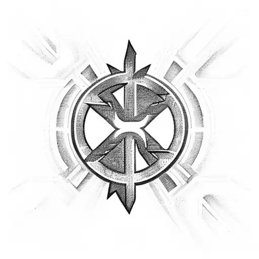 Christian Cross With Lightning And A Lebanese Connection