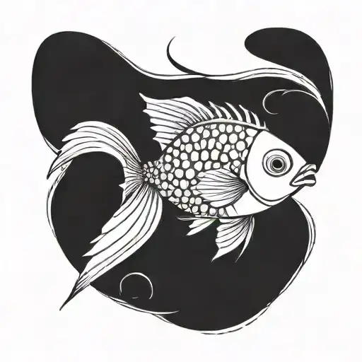 Astrological Sign Fish In Shape