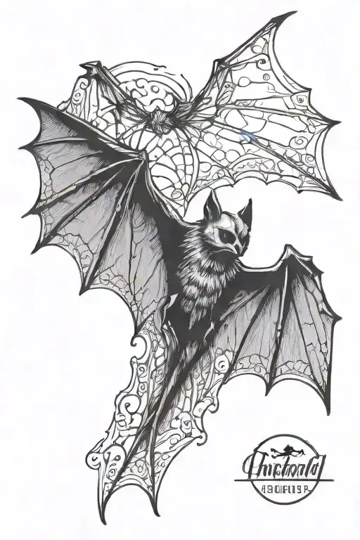 Bat Flying