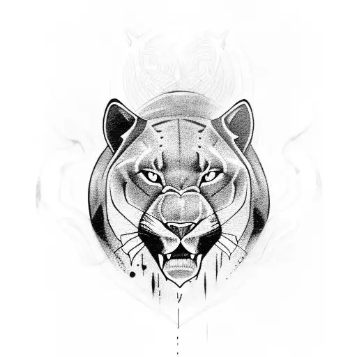 A Majestic Black Panther Gracefully Roaming Through A Lush Jungle