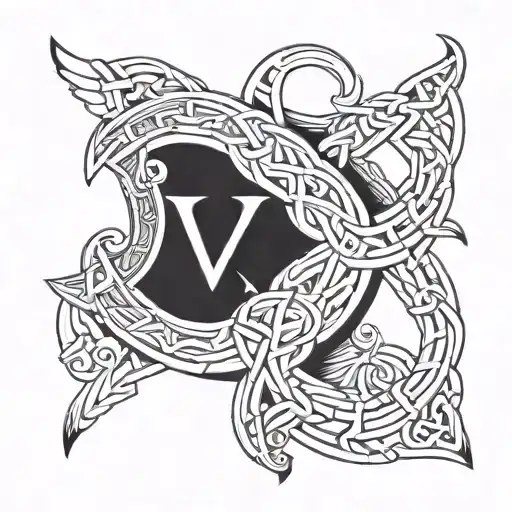 Viking Rune Symbolizing Strength