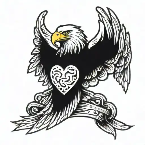 Eagle And Heart