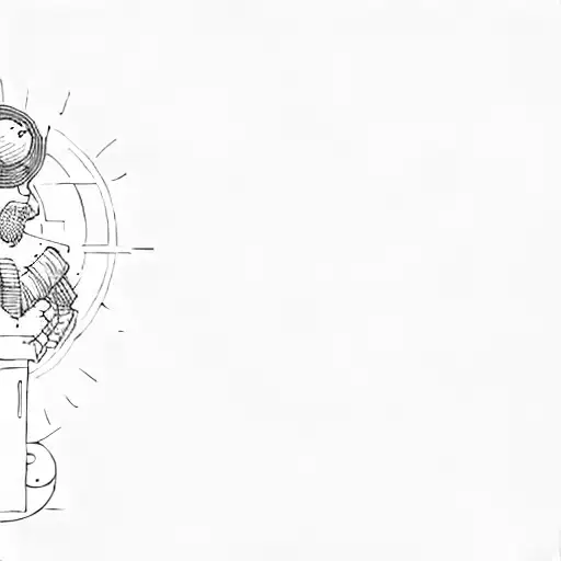 A Man In A Dark Room With A Flashlight