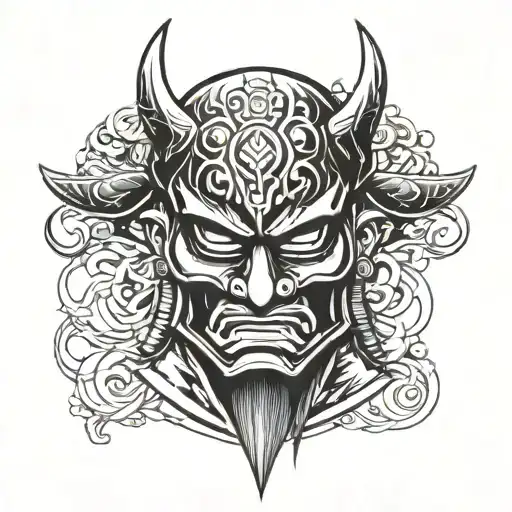 Japanese Samurai Mask