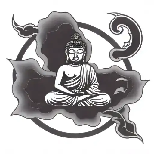 Buddha Anime Style Evil