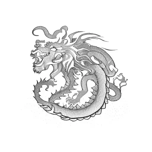 Lion Riding Dragon
