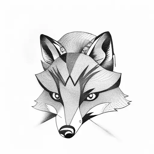 Fox Wearing A Military Beret