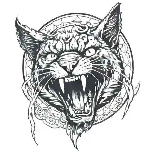 Daemon Cat Screaming