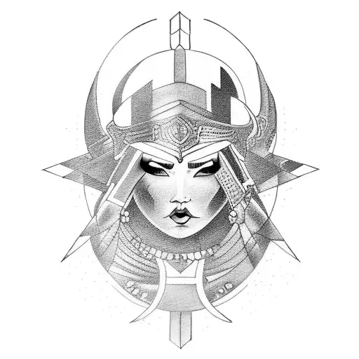 Plus Size Female Warrior