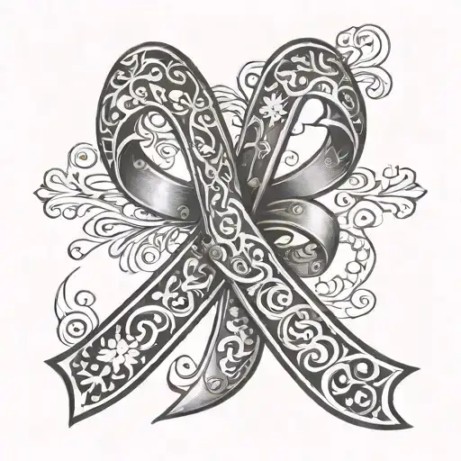 God Harmony Cancer Ribbon
