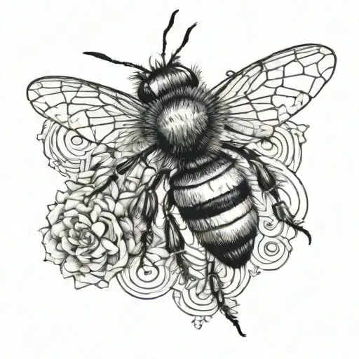 Combining A Bee And A Musical Note To Represent The Client's Love For Music And Bees