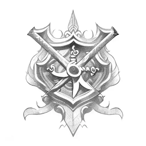 Sword Rose Baztan Shield