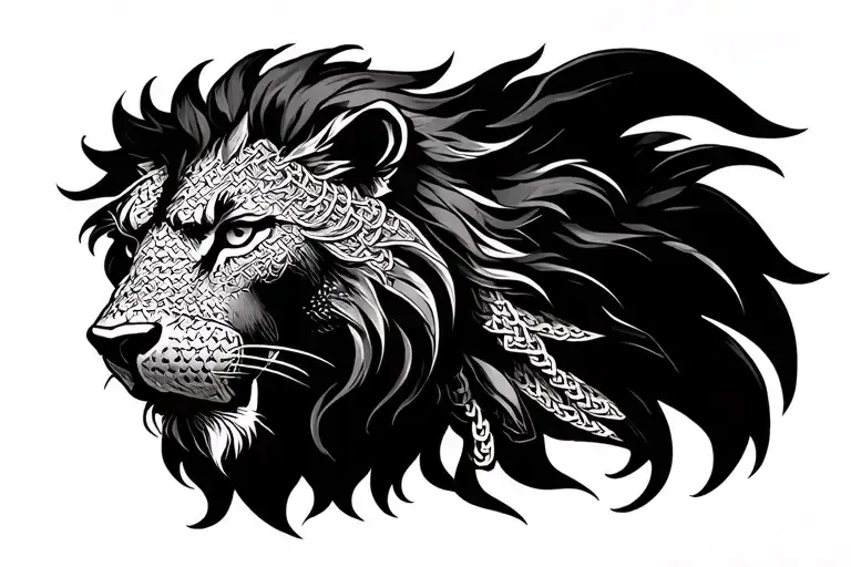 Medieval Lion Chainmail