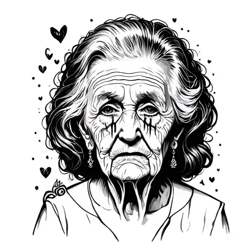 Tattoo Say Grandma Cry