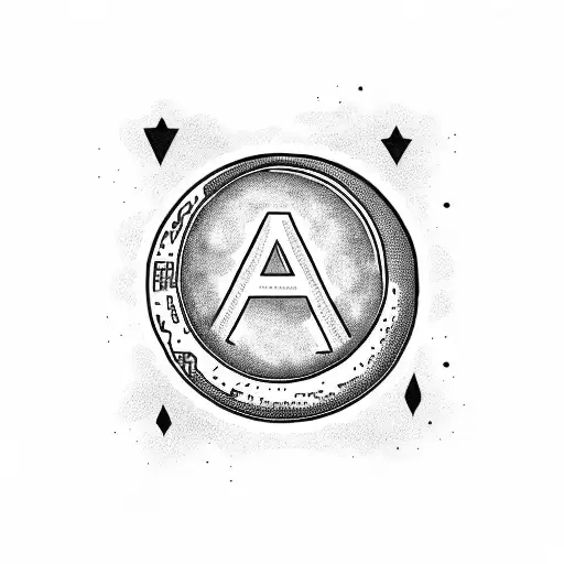 The Moon And The Letter A Combination