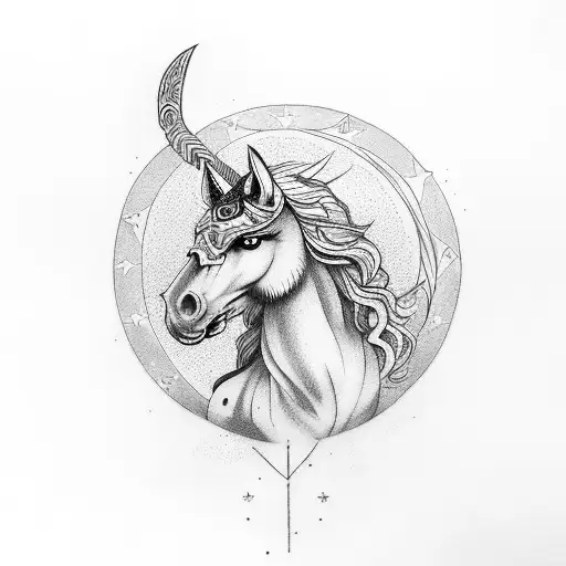 Odin Riding Sleipnir Through The Cosmos