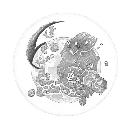 Put The Letter A In The Middle Of The Moon