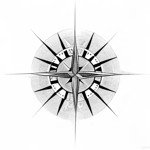 Christian Cross Compass