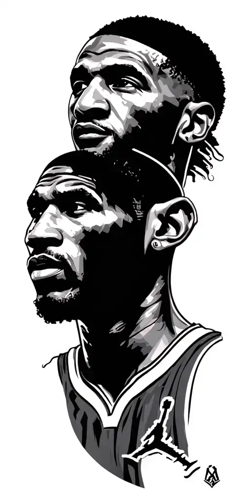 Jordan And Kobe Logo Combined