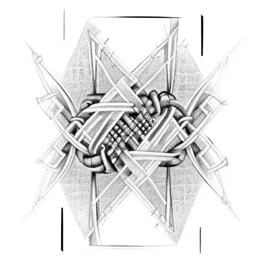 Dna Double Helix Intertwined With Computer Code