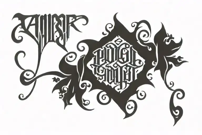 Two Word Ambigram
