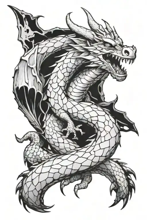 Dragon Wrapped On Hand