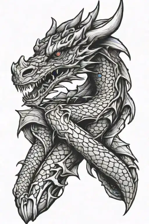 Dragon Wrapped On Hand