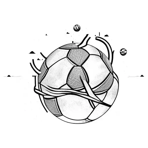 Combine A Football And A Desert Landscape