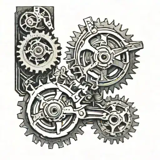 Broken Knee Into Mechanical Gears