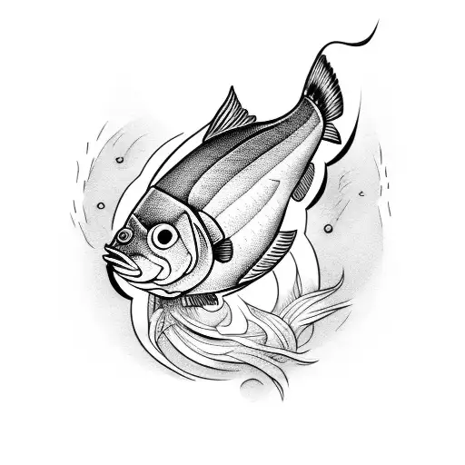 Chef Knife With Fish