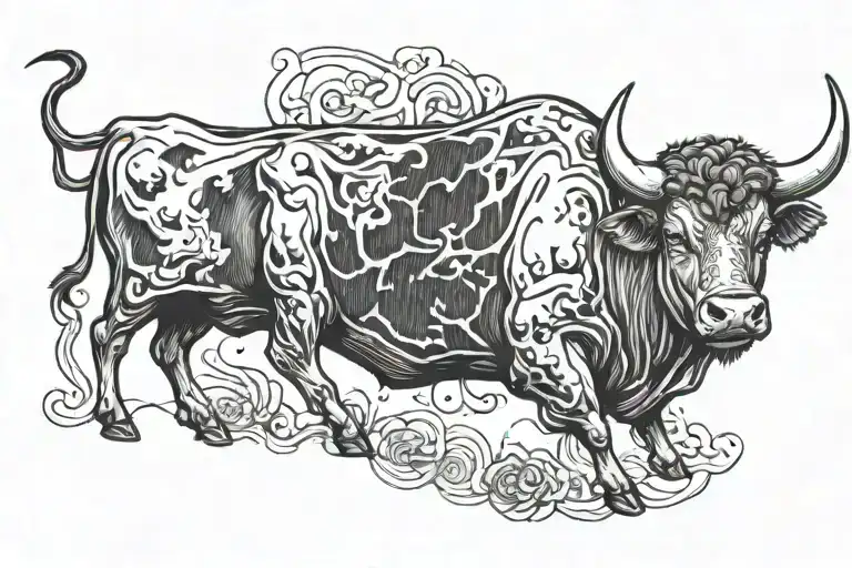 Bull Beef Master And Dad