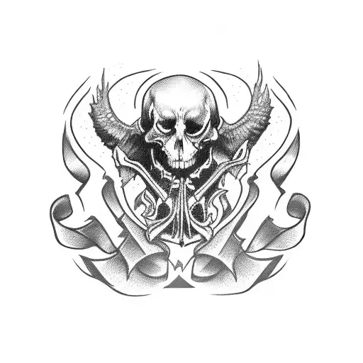 Dealthy Hallows Three Brothers And Grim Reaper