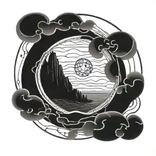 Portal To A Mystical Goth Beach