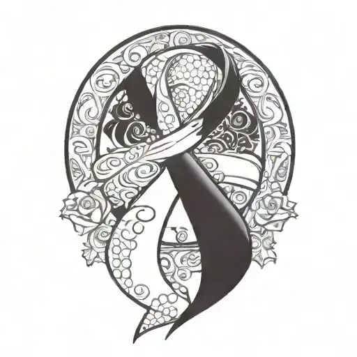 Leukemia Ribbon Design