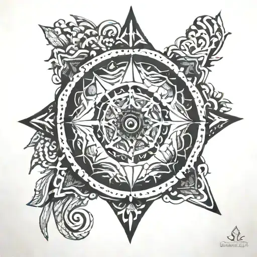 Nautical Shapes Mendala