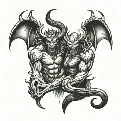Good Vs Evil Demon