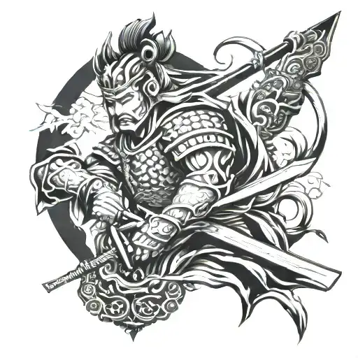 Samurai Theme Sleeve