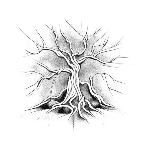 A Tree Roots That Look Like Barbed Wire