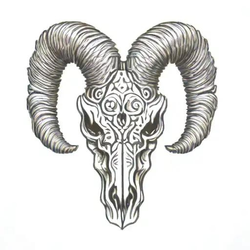 A Ram Skull