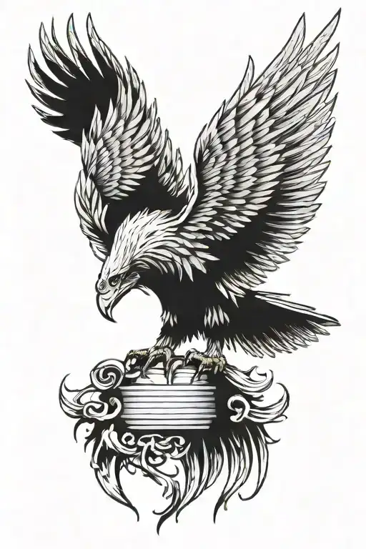 Never Enough Words Written Vertically In Eagle The Wings