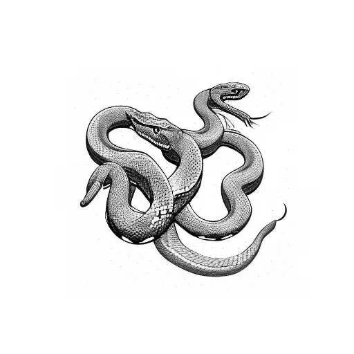 Snake Choking Panthera